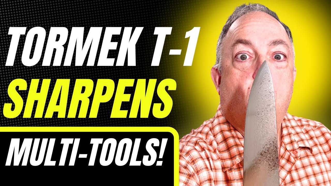 Get Your Knives Razor Sharp With The Tormek T-1 Multi-tool Sharpener!