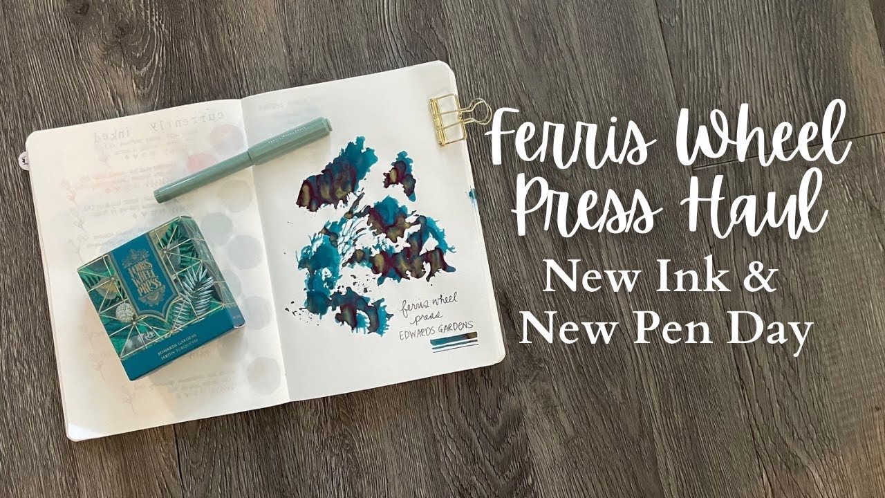 NEW PEN & INK DAY // Ferris Wheel Press Haul!