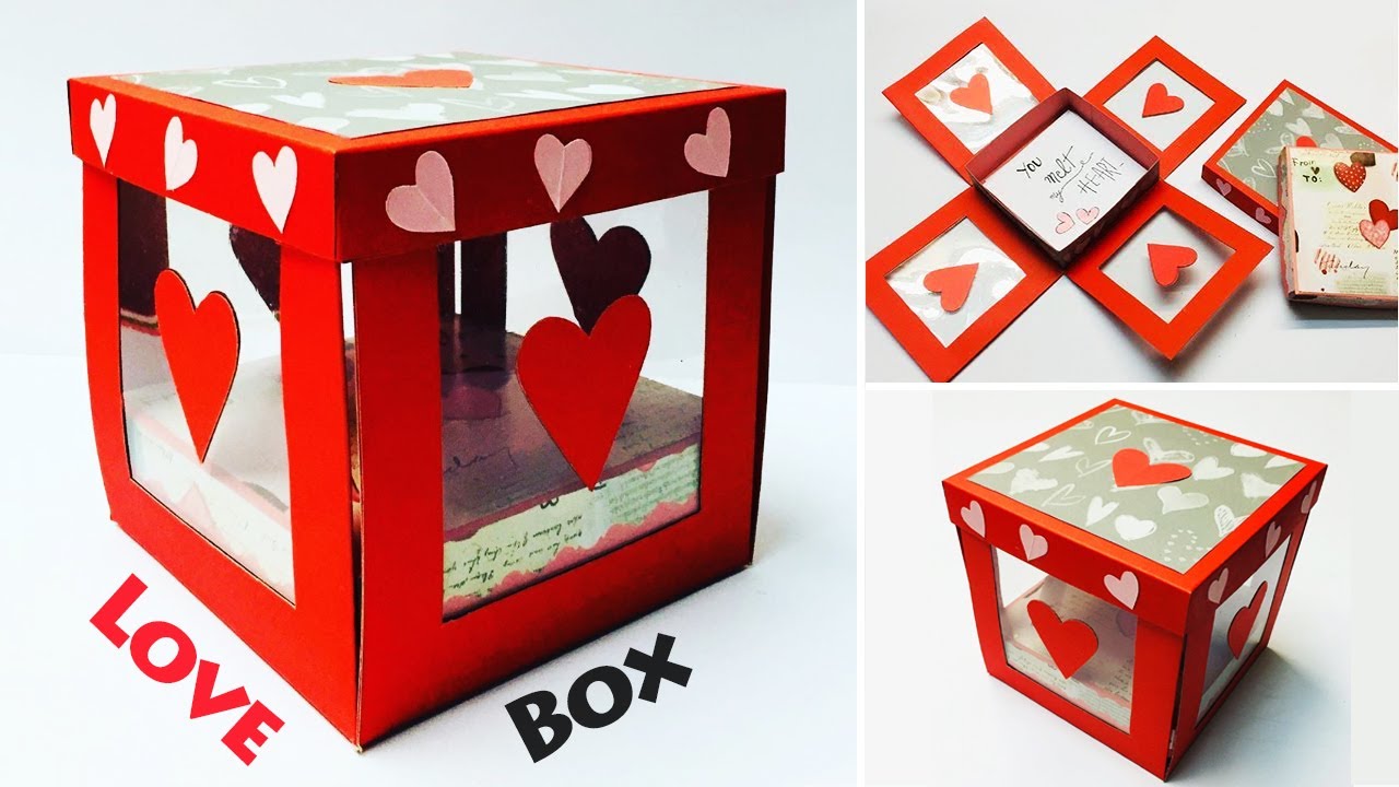 Love Box Card Ideas | Love Greeting Cards Latest Design Handmade | I Love You Card Ideas | #302