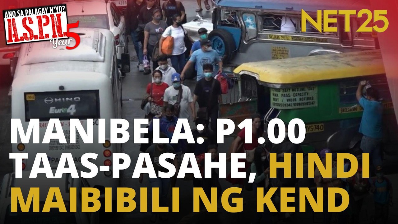 Binawi na taas-pasahe, hindi man lang daw maipambibili ng kendi | ASPN