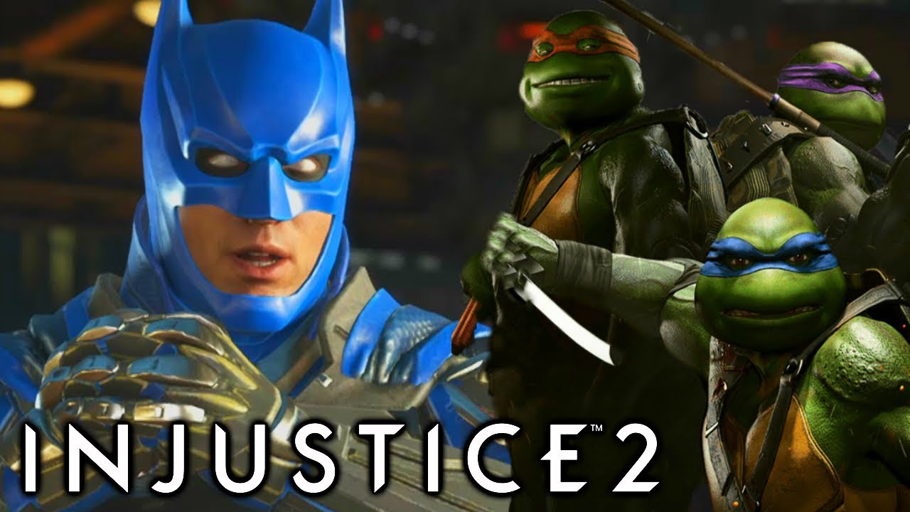 Falas Entre As Tartarugas Ninja & Batman - Injustice 2