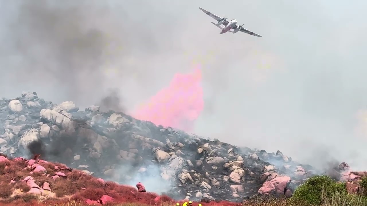 Hills Fire in Homeland, CA 7/5/24