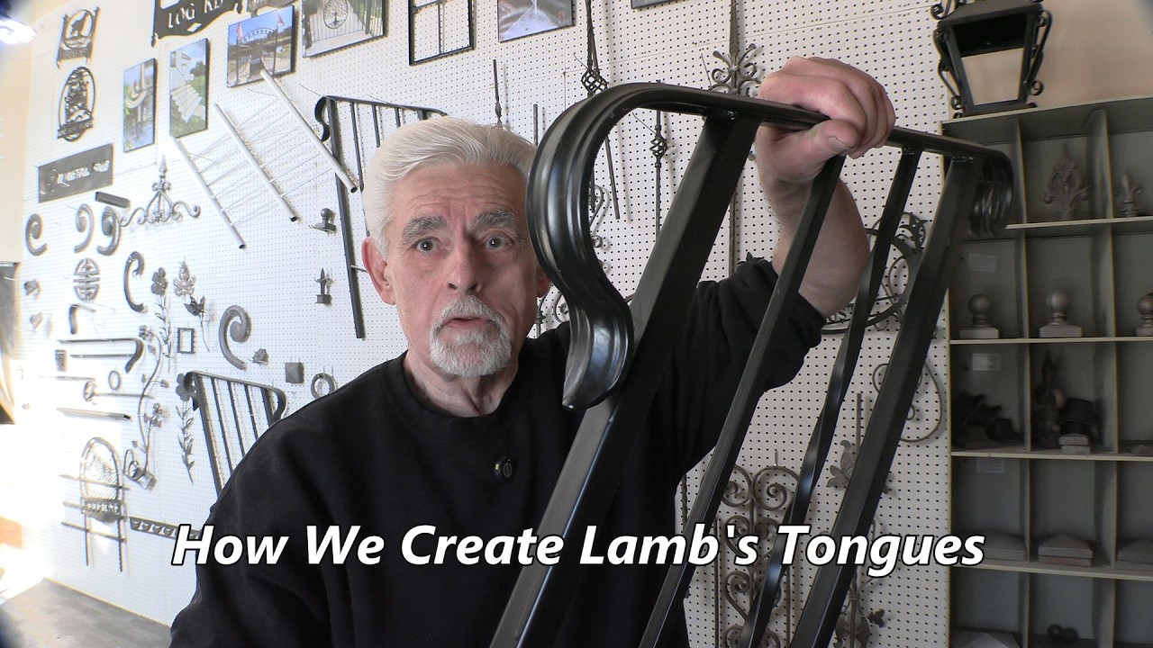 Railing Lamb's Tongue Creation - Rhode Island Iron Works