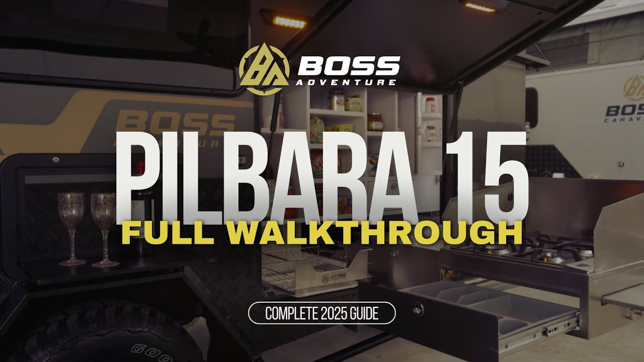 Boss Pilbara 15 Hybrid Caravan Walkthrough | Off-Grid Luxury for Aussie Adventurers