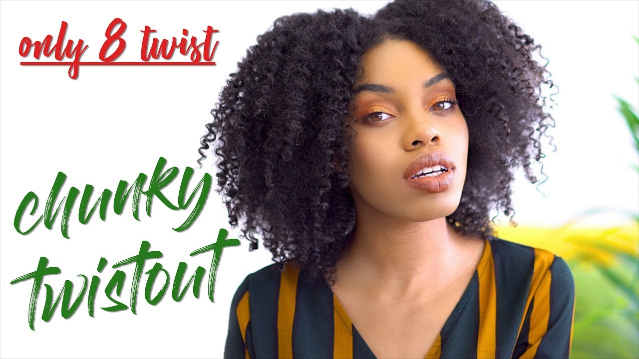 Chunky Twist Out | ONLY 8 TWIST! Definition & Volume