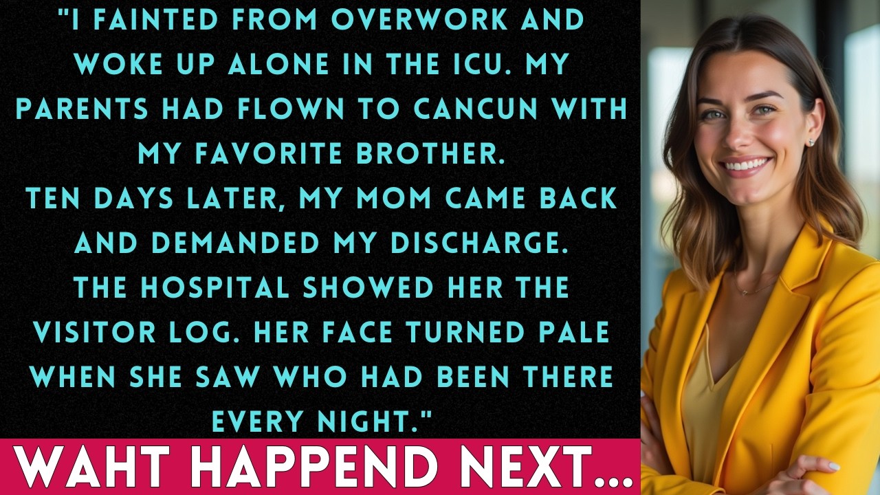 My Parents Flew to Cancun with My Brother While I Was in Hospital — Then I Saw Who Came Every Night