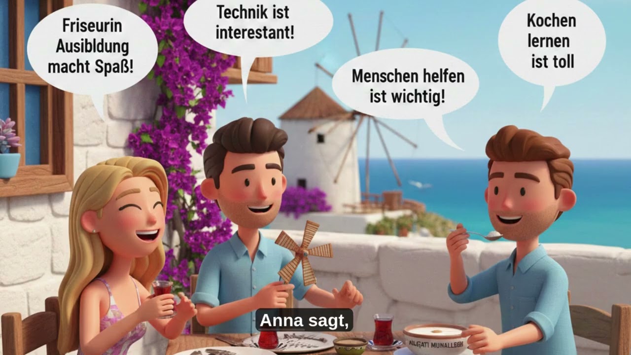 Almanca A2 Hikaye/Dinleme - Ein unvergesslicher Urlaub in Alaçatı