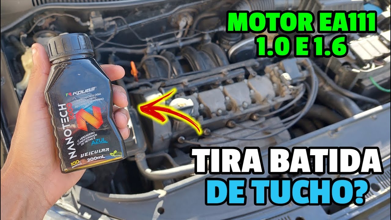 COMO FAZER O MOTOR PARAR DE BATER TUCHO COM CONDICIONADOR DE METAIS - MOTOR EA111
