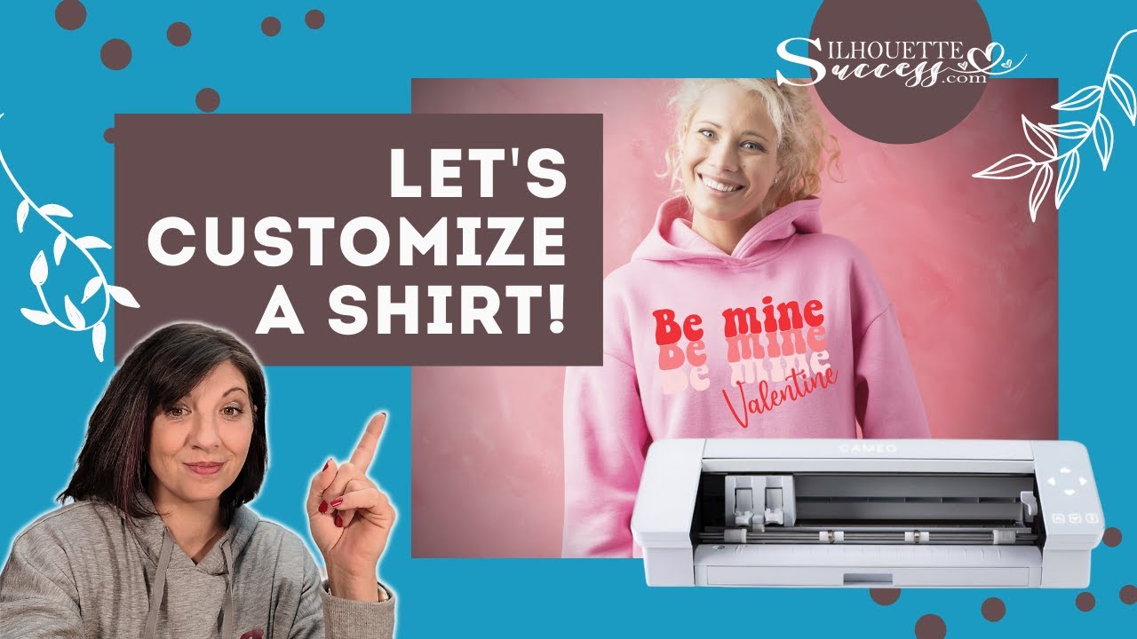 Create a Valentine's Day Shirt with HTV and Silhouette!