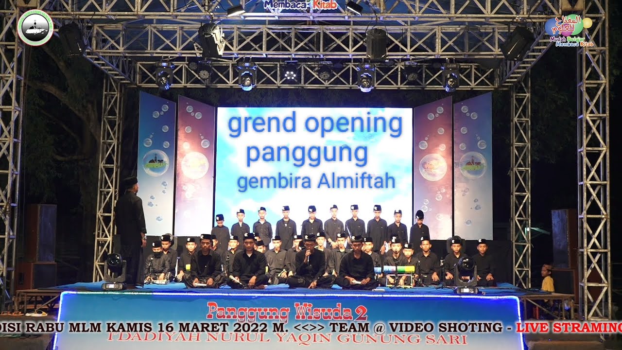 Grend opening paggung gembira, wisuda 2 i'dadiyah PP gunung sari Badung proppo Pamekasan #viral 2022