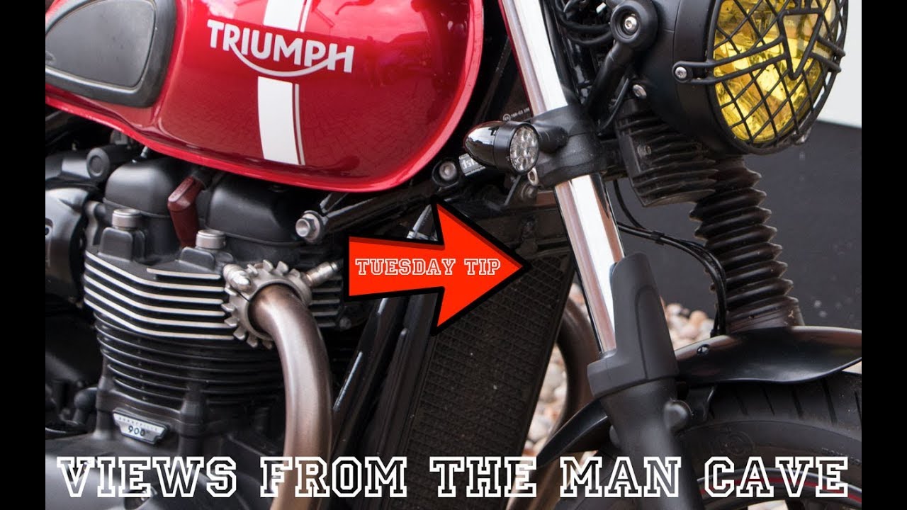 Street Twin Fork Boot Switch  - Tuesday Tip