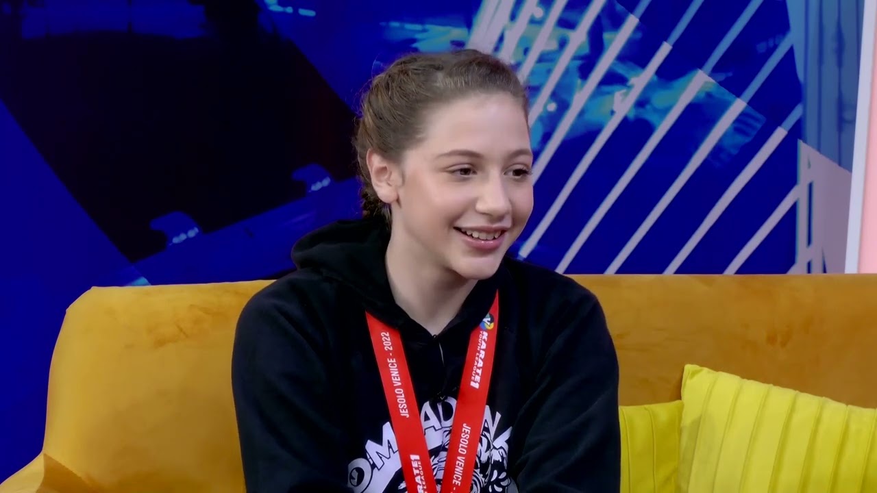Vikend na Gradskoj/ Una Raković i Jusuf Saljiu, zlatni karate reprezentativci  Cme Gore