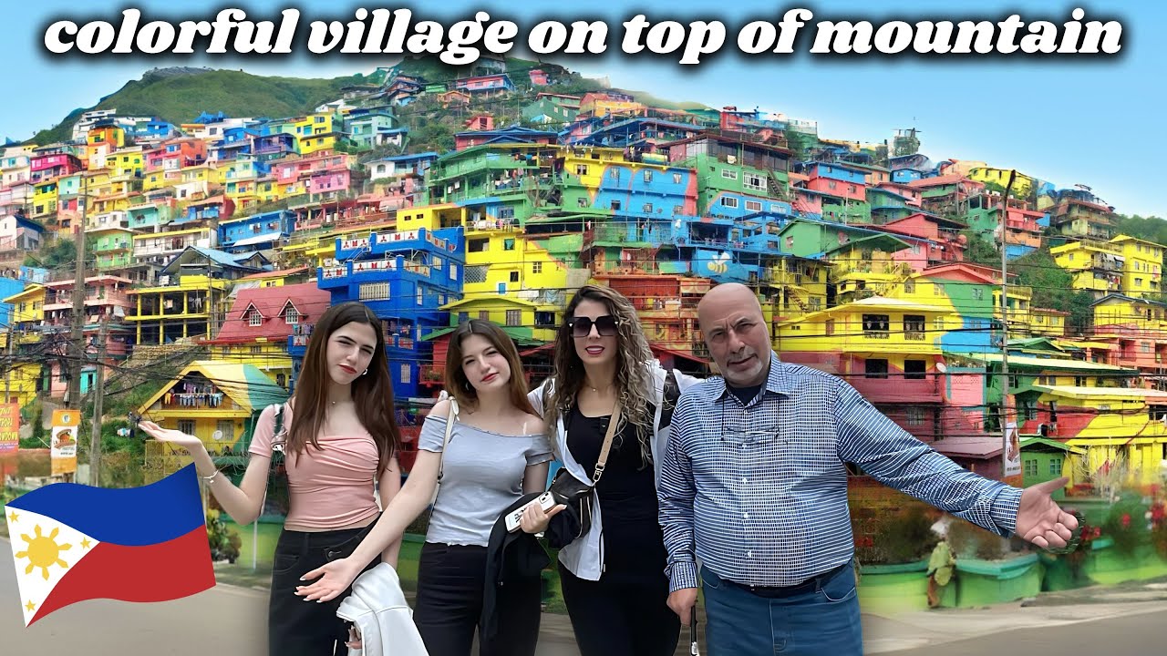 Stabosa's Colorful Houses on the Mountain in La Trinidad, Benguet!🇵🇭بيوت ملونة عالجبل بالفلبين