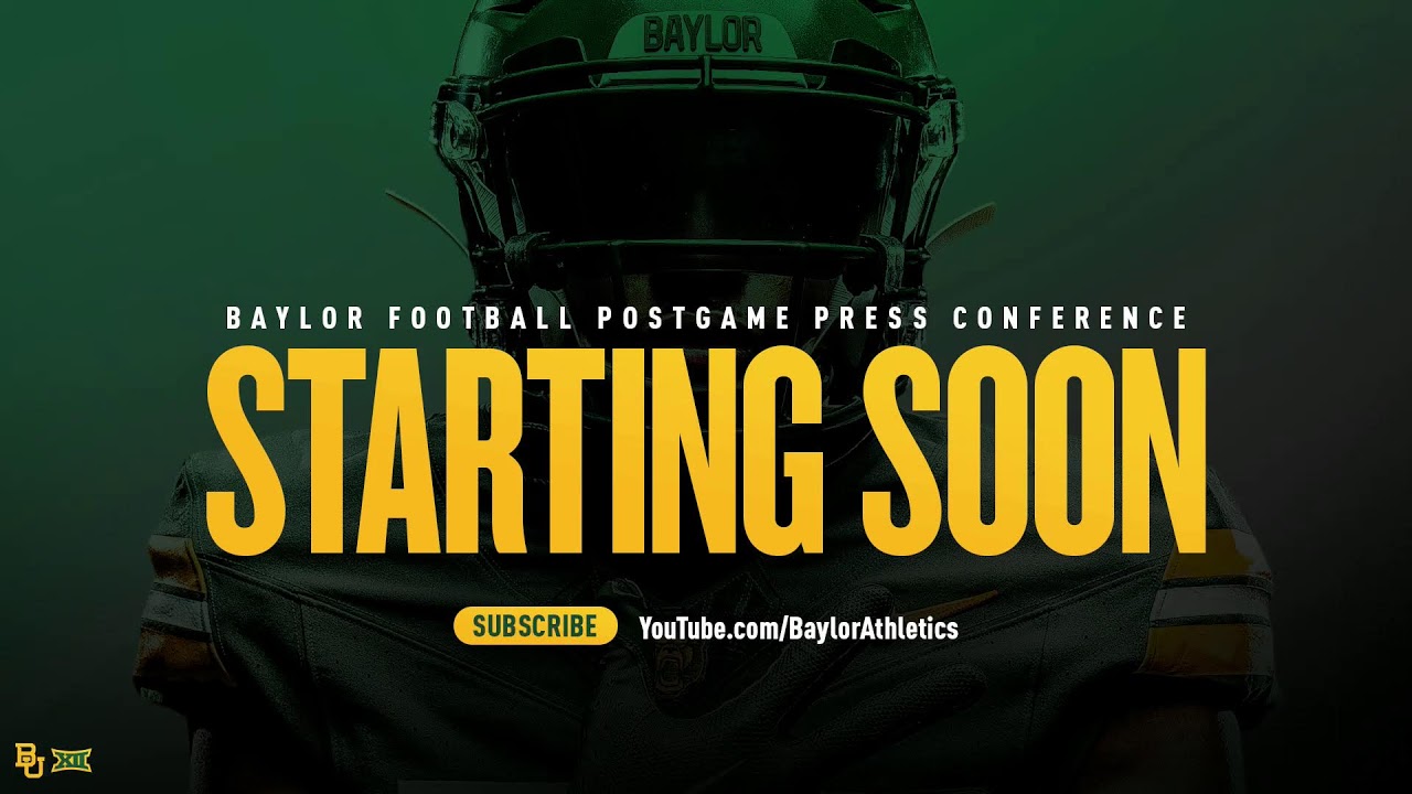 Baylor Football: Postgame Press Conference vs. Utah | November 15, 2025
