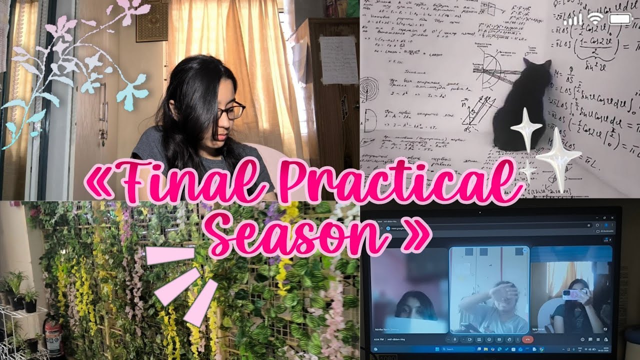 Surviving Final Practical Season😔☝🏻 | Chemistry and physics edition