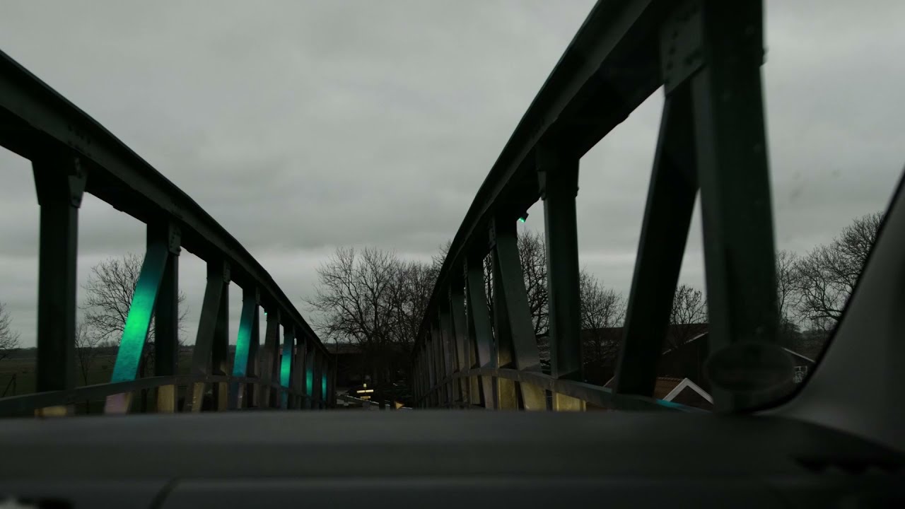 Brücke Amdorf - die schmalste Autobrücke Deutschlands