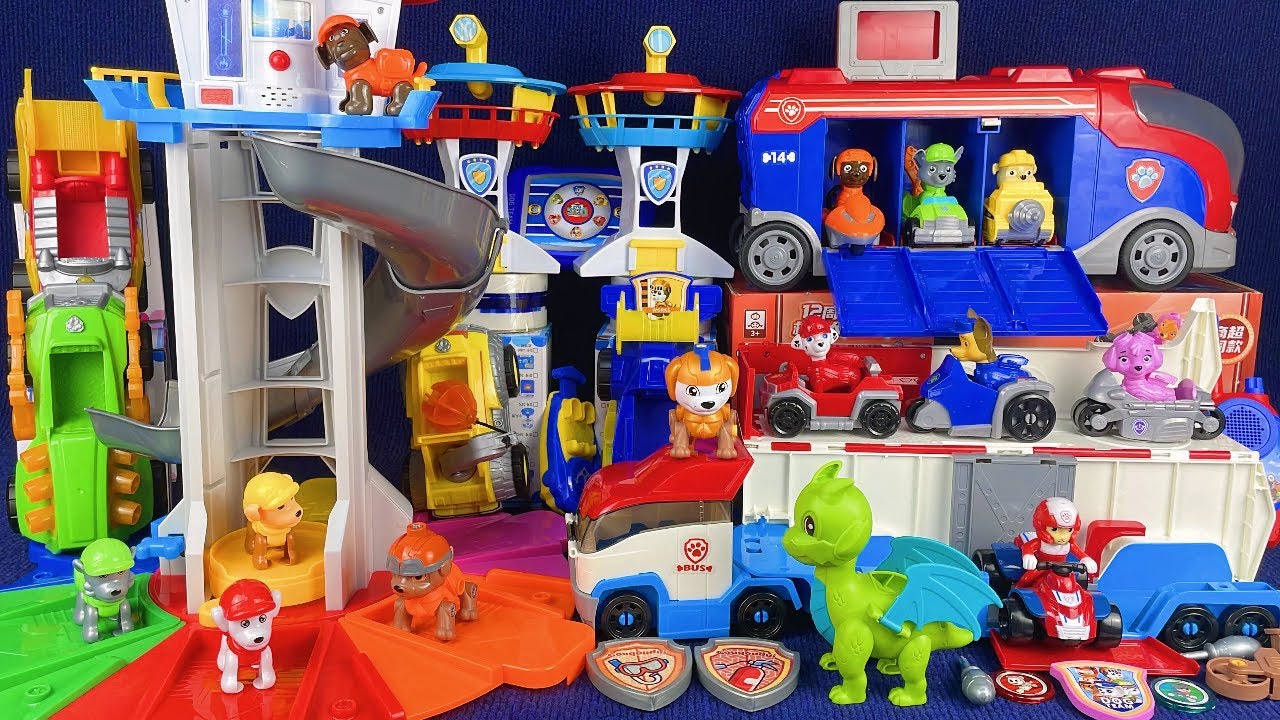 10 Minutes Satisfying with Unboxing Paw Patrol Car & Super Tower Collection Review Toys | ASMR 