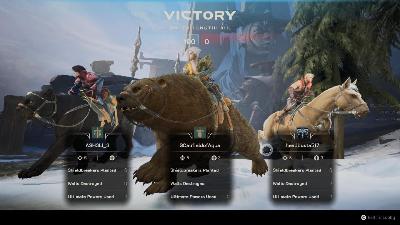 First match of Highguard
