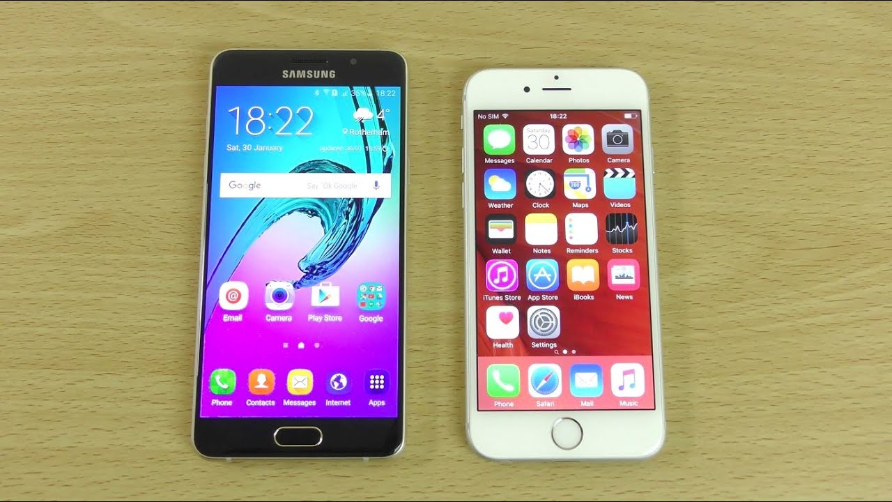 Samsung Galaxy A5 (2016) VS Apple iPhone 6S - Comparison!