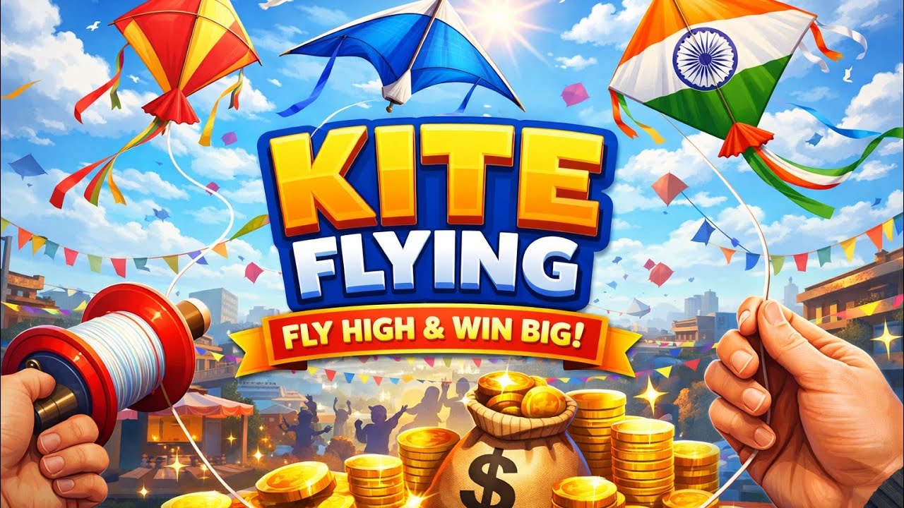  🪁kite flying game 🎮 ll kite comption 🤯 Kite flying in 2026 ll