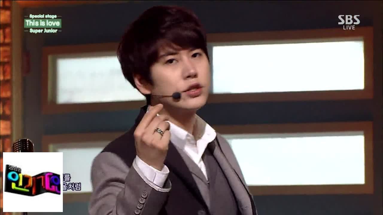 [Super Junior] Это любовь (популярная) Inkigayo 141026