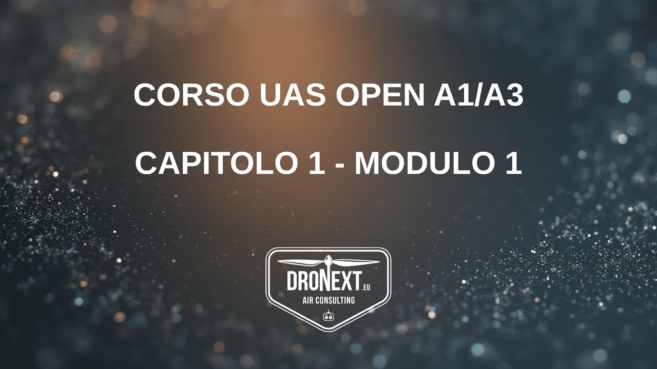 ESTRATTO   VIDEOCORSO PATENTINO DRONE A1A3