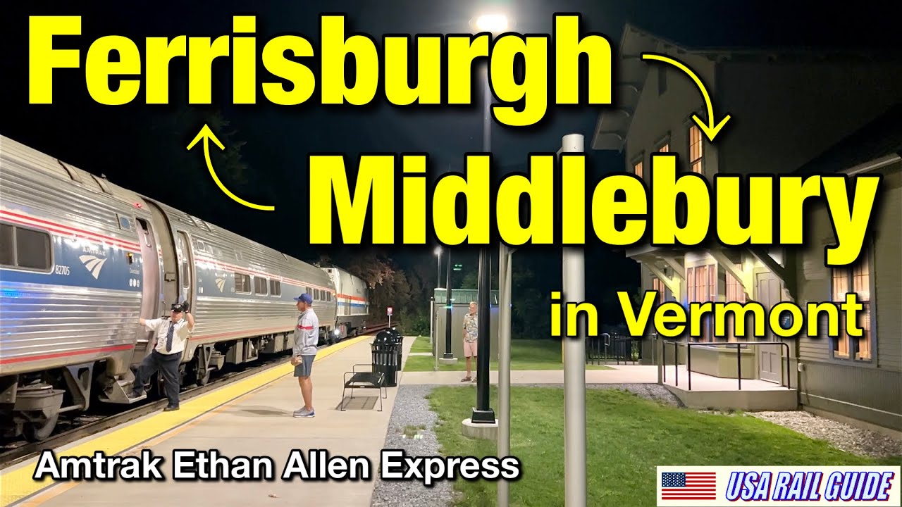 [ Amtrak Station ] Take a TVT local bus and Amtrak Ethan Allen Express
