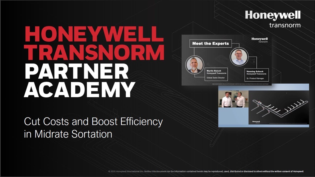 Honeywell Transnorm Partner Academy Midrate Sortation Replay