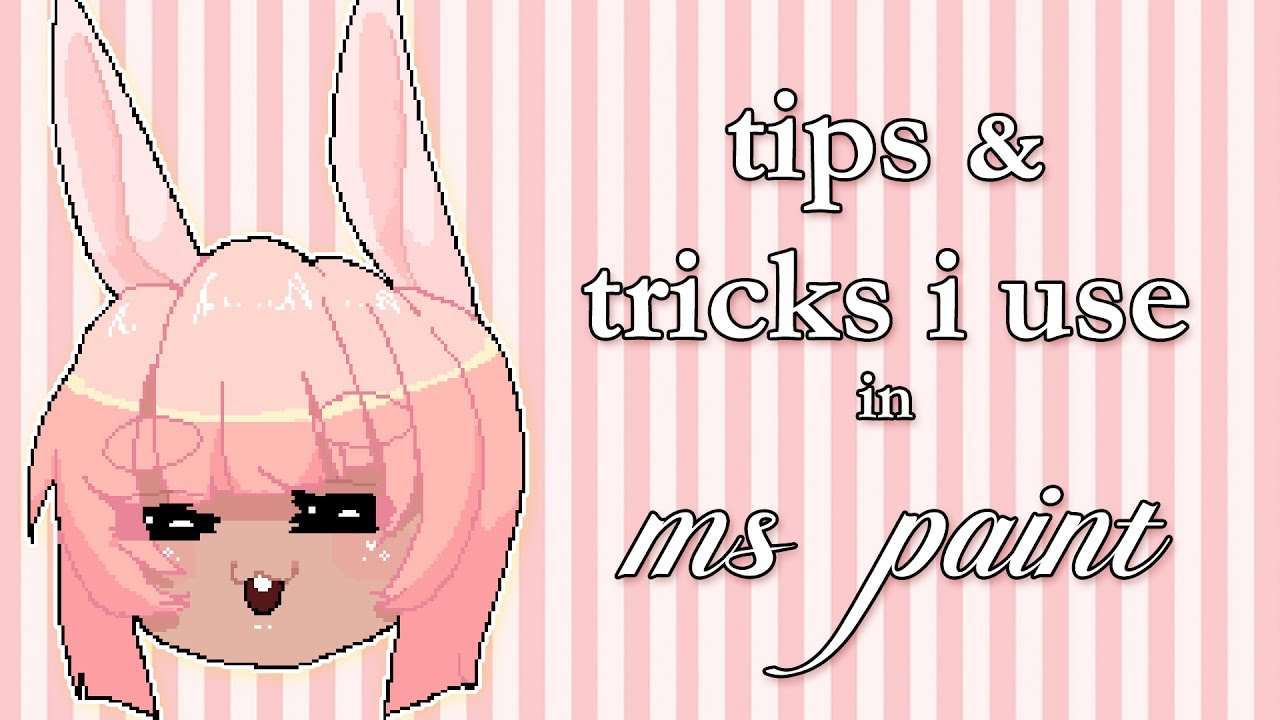 Tutorial ✏️ Tips & Tricks I Use in MS Paint ✏️ [CC]