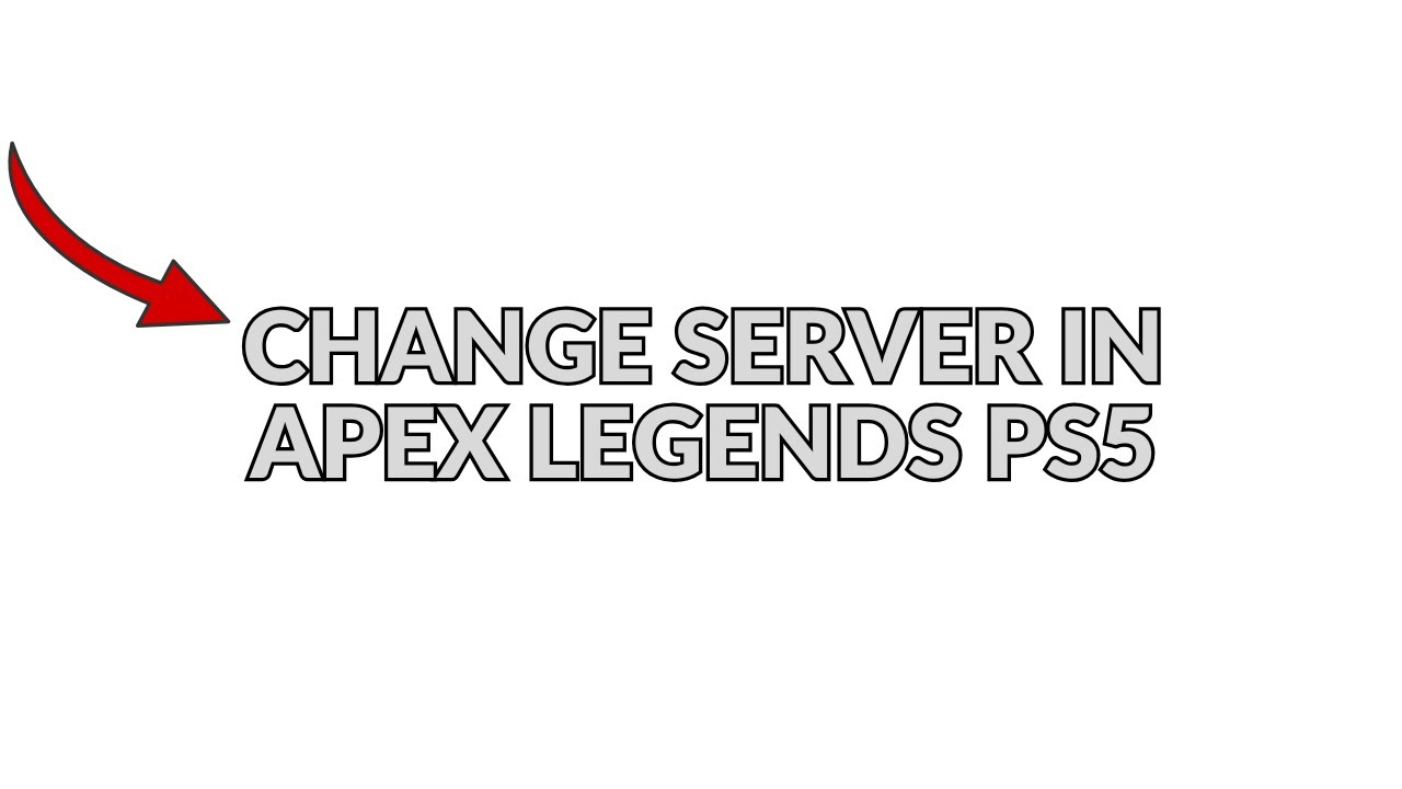 CHANGE SERVER IN APEX LEGENDS PS5 - Julia'sTutorials