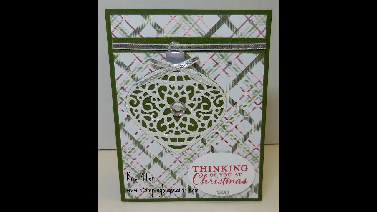 Stampin' Up! Delicate Ornament Christmas Card