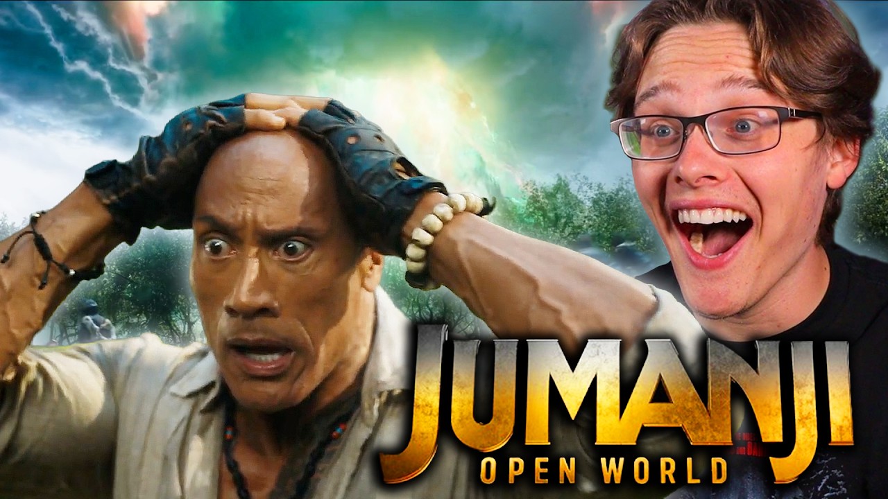 JUMANJI: OPEN WORLD - Official Trailer REACTION!