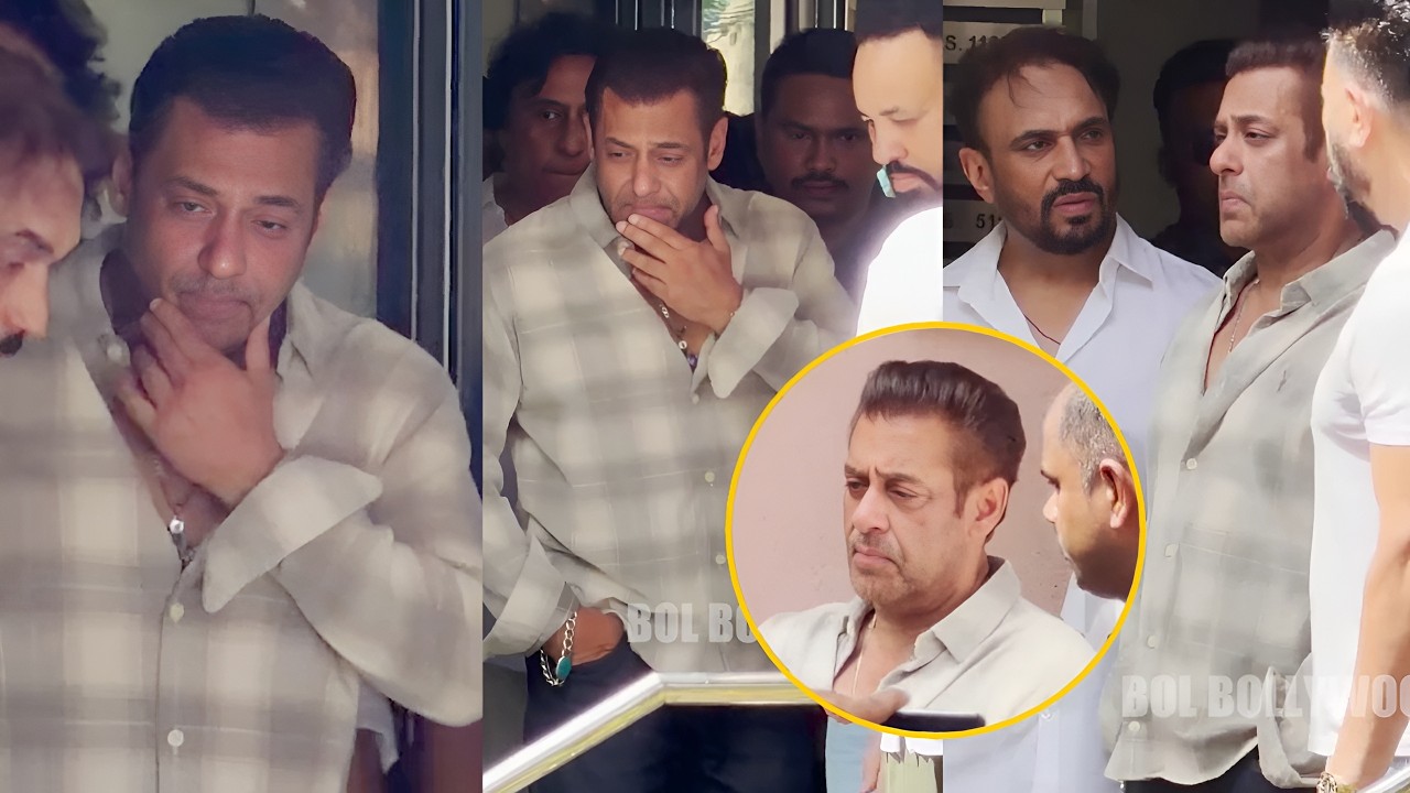 Salman Khan Emotional At Family Friend Kumud Rane's FuneraI