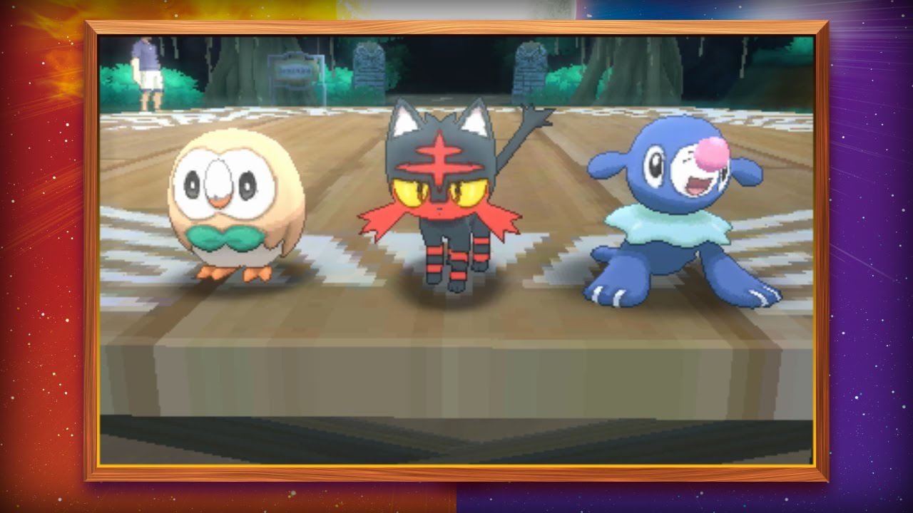 Обнародованы стартовые Покемоны игр Pokémon Sun и Pokémon Moon!