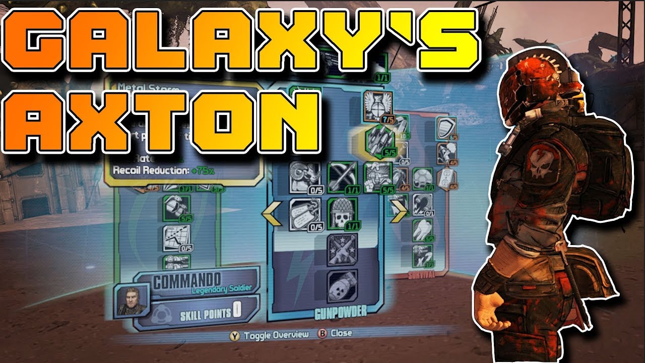 Borderlands 2 | Galaxy's Axton - Level 80 Commando Build