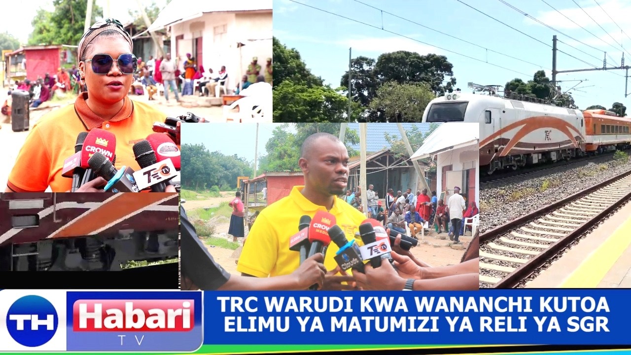 #LIVE#SHIRIKA LA RELI TANZANIA TRC, WAHIMIZA WANANCHI KUILINDA MIUNDOMBINU YA RELI YA SGR.