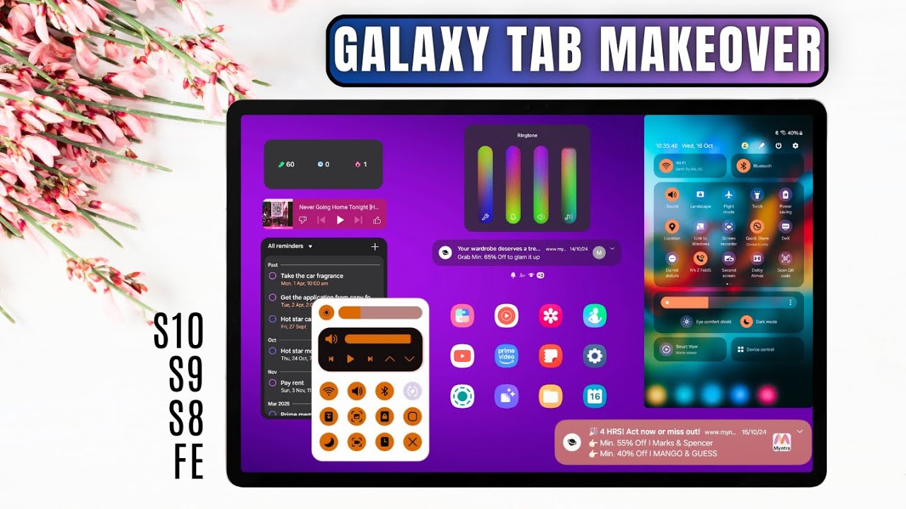 Обновление Samsung Galaxy Tab - Galaxy Tab S 10 / 9 / 8 / 7 / FE и т. д.!