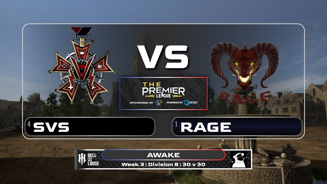 Hell Let Loose | SvS vs RAGE | The Premier League Div 8 Week 3 | SMDM