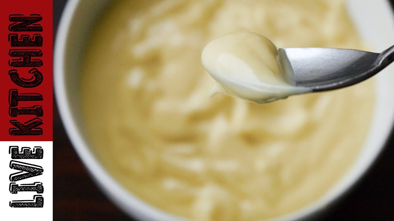 Aυθεντική Μαγιονέζα Εύκολα και Γρήγορα-Homemade Delicious  Μayonnaise-Live Kitchen