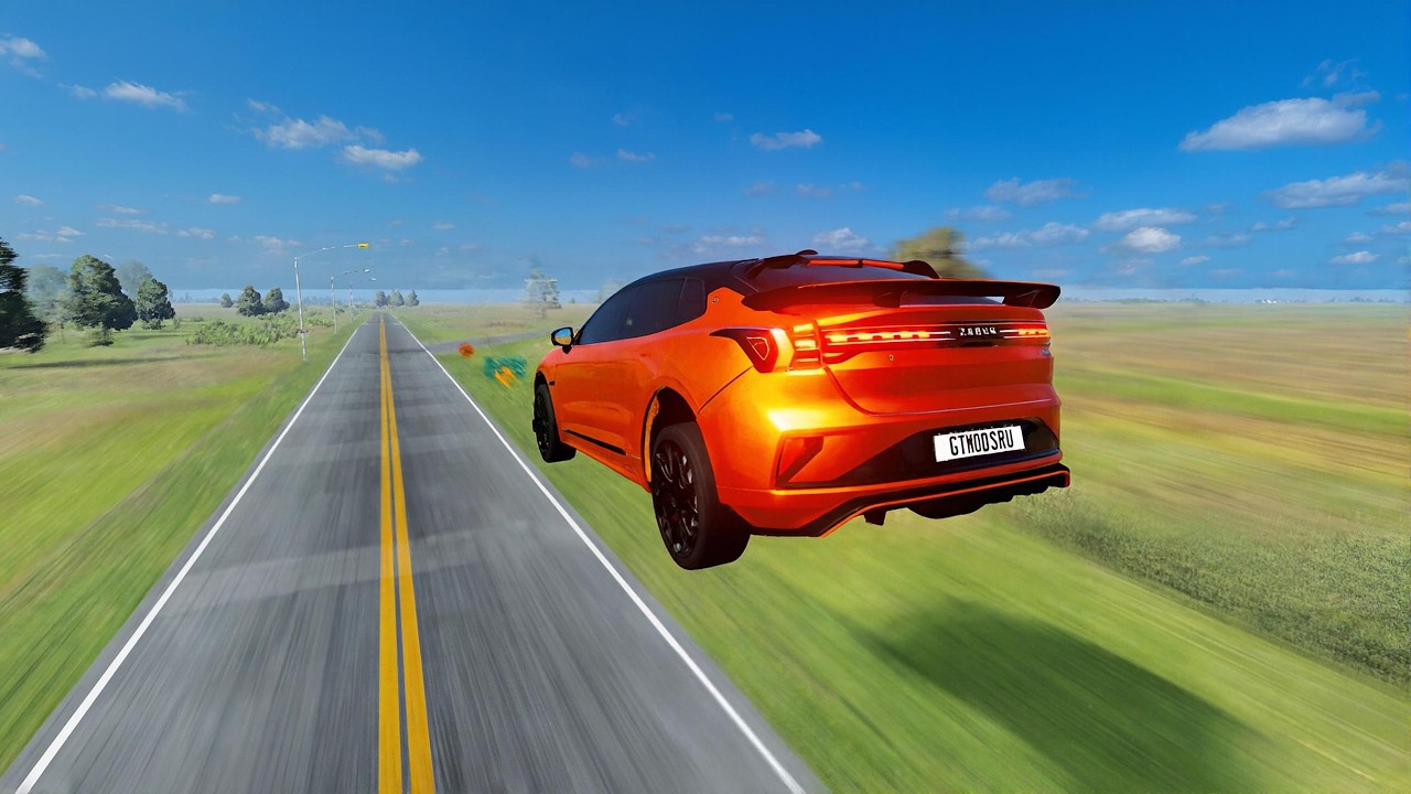 Instant 1000 MPH Acceleration: Which BeamNG Car Survives! 🔥 - BeamNG Drive #23