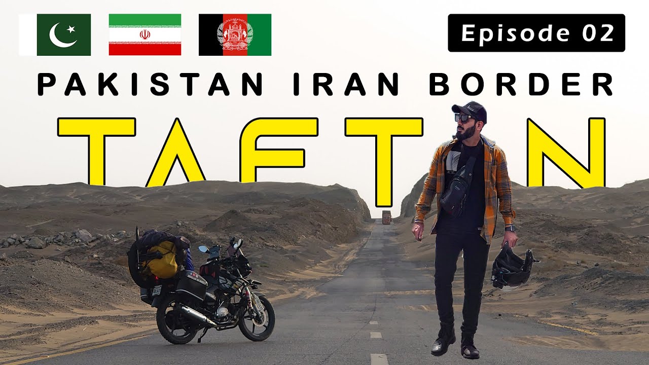 Arriving at PAK IRAN Border after 630 Kms Ride - Pakistan to IRAN & AFGHANISTAN on Motorcycle
