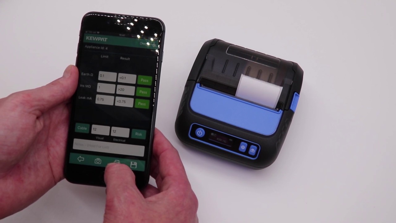 KEW-80L Bluetooth Printer Setup for KEWPAT App