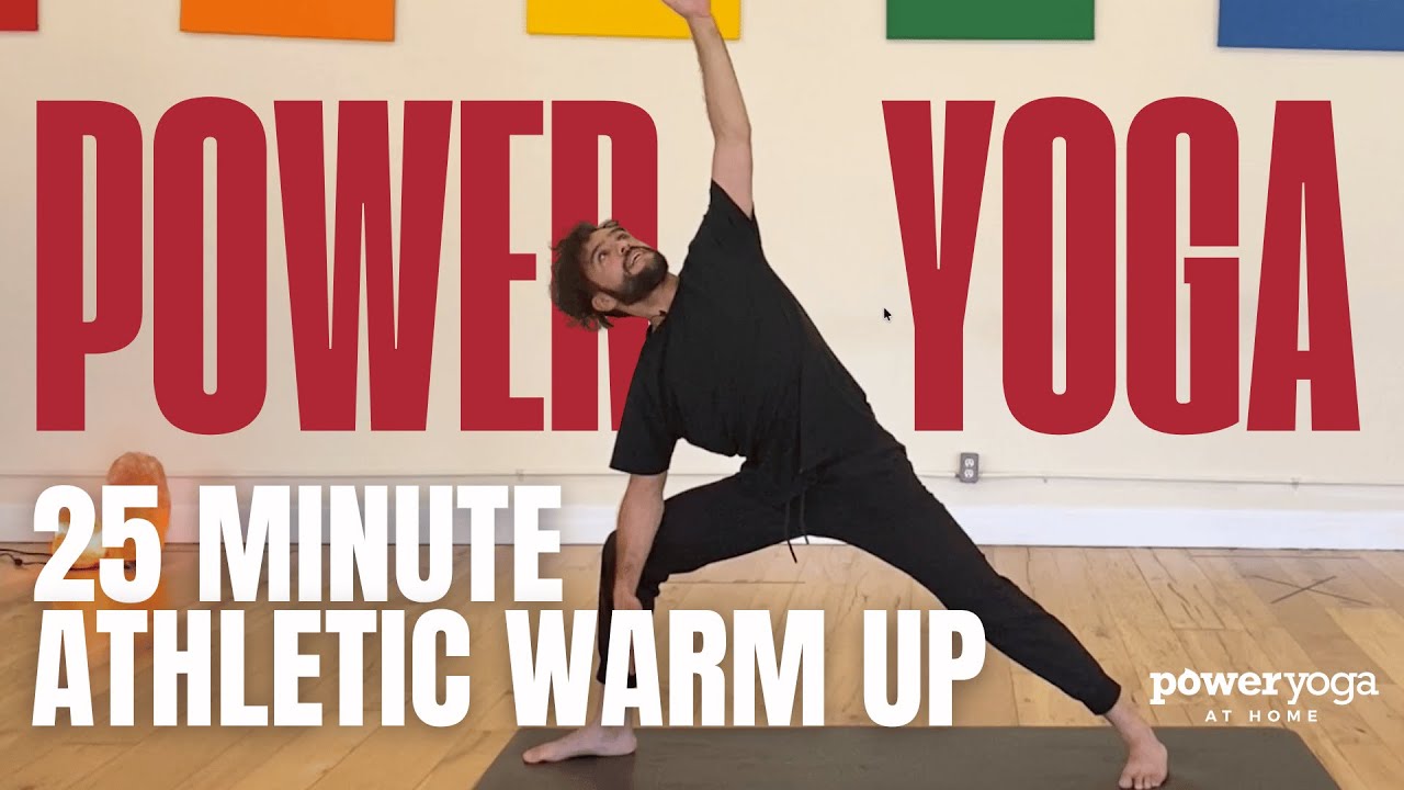 25 minute Athletic Warm-Up Yoga with Nick | Power Yoga Flow for Strength & Mobility