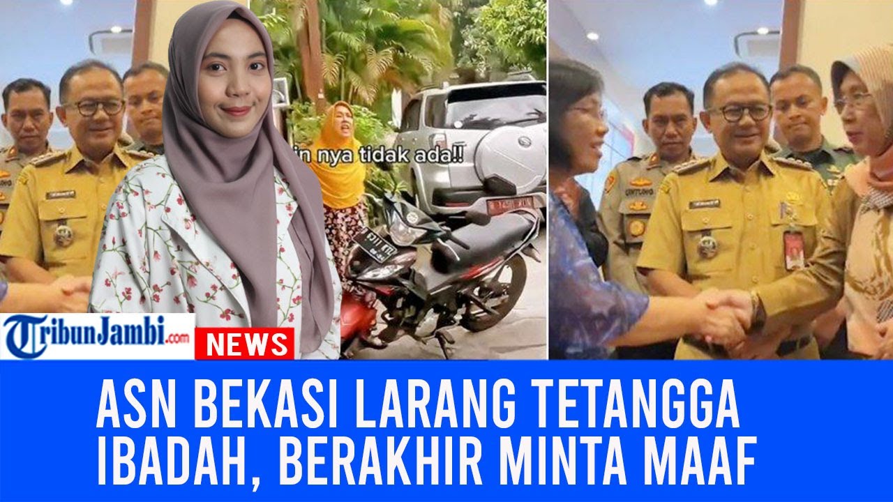 Viral ASN Bekasi Larang Tetangga Ibadah, Sebut Berdoa Harus Ada Izin, Berakhir Minta Maaf