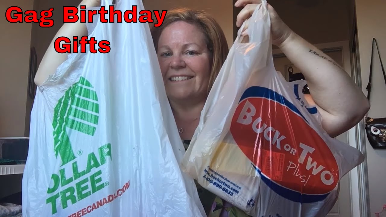 Birthday Haul for a 50yr old/Dollar Tree/ Buck or Two/ Gag Gifts
