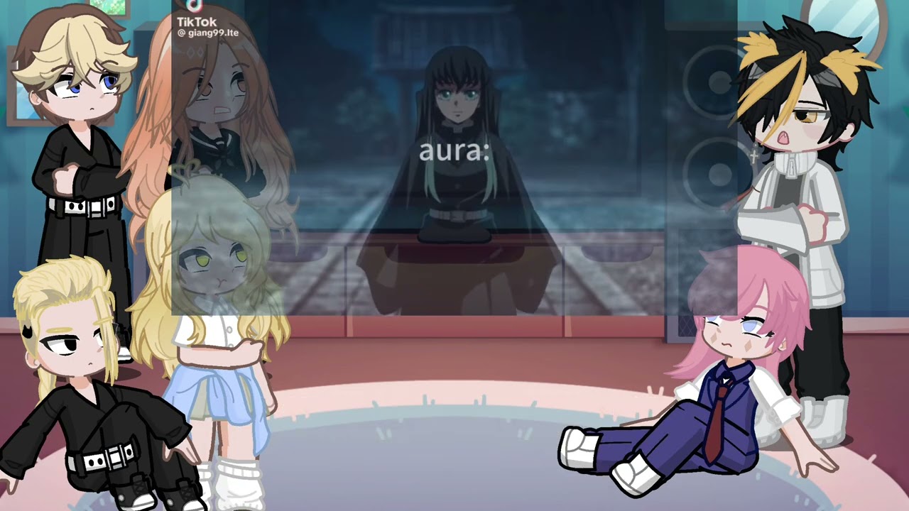 Tokyo revengers react to takemichi as Muichiro | Giyuu | Demon slayer | Gacha life 2