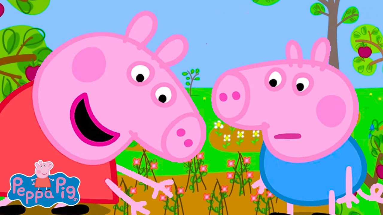 🌱 Ogrodnictwo z Dziadkiem Świnką | Świnka Peppa | Kreskówki dla dzieci