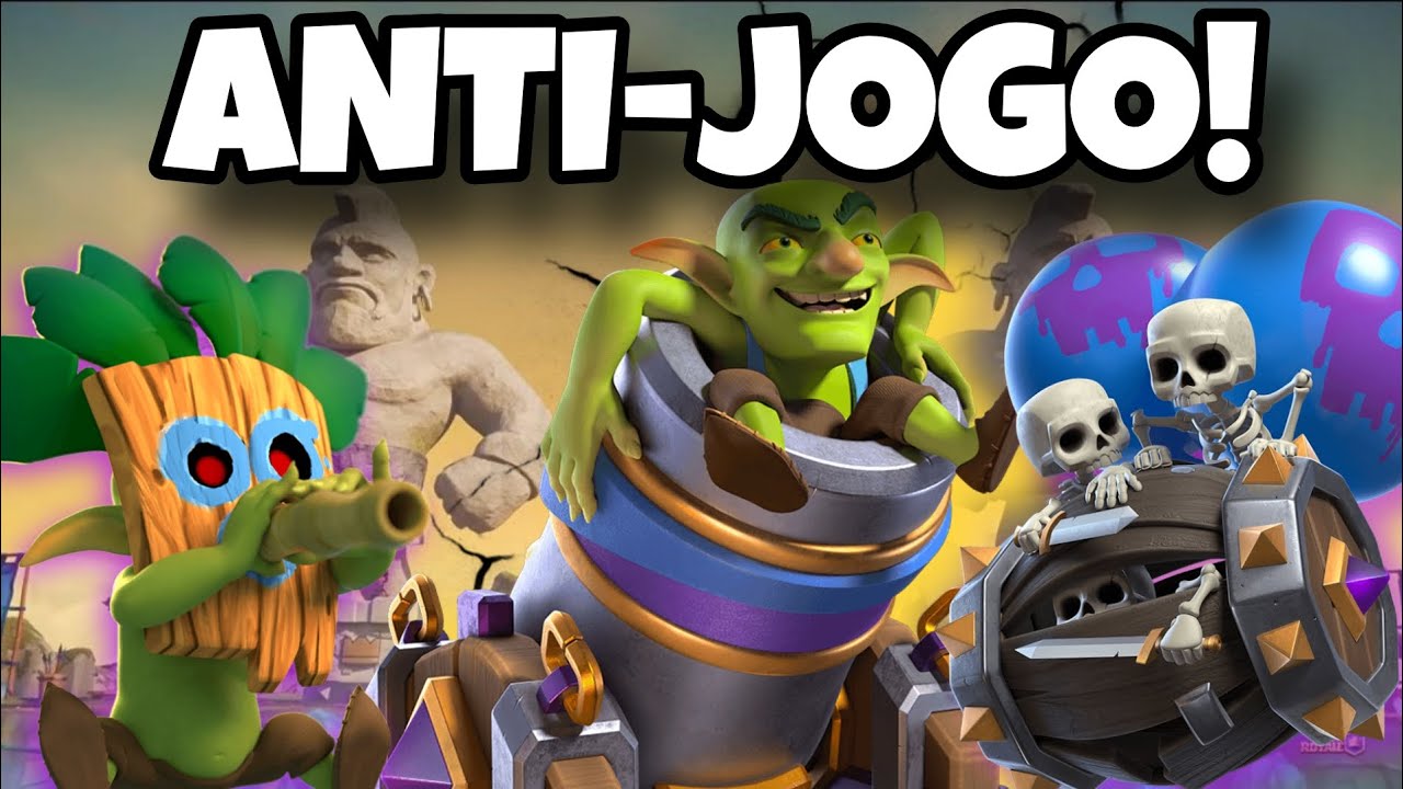 😯ATROPELE SEUS OPONENTES COM ESSE DECK NO CLASH ROYALE!