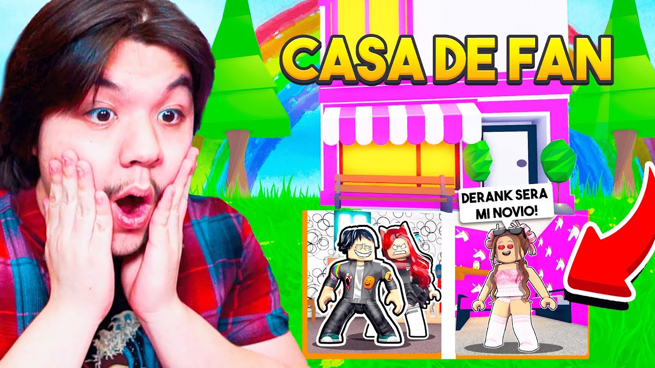 ESPIANDO CASAS DE FANS DESCUBRO *LAS CASAS MAS INCREIBLES* en ADOPT ME ROBLOX 🤣😂