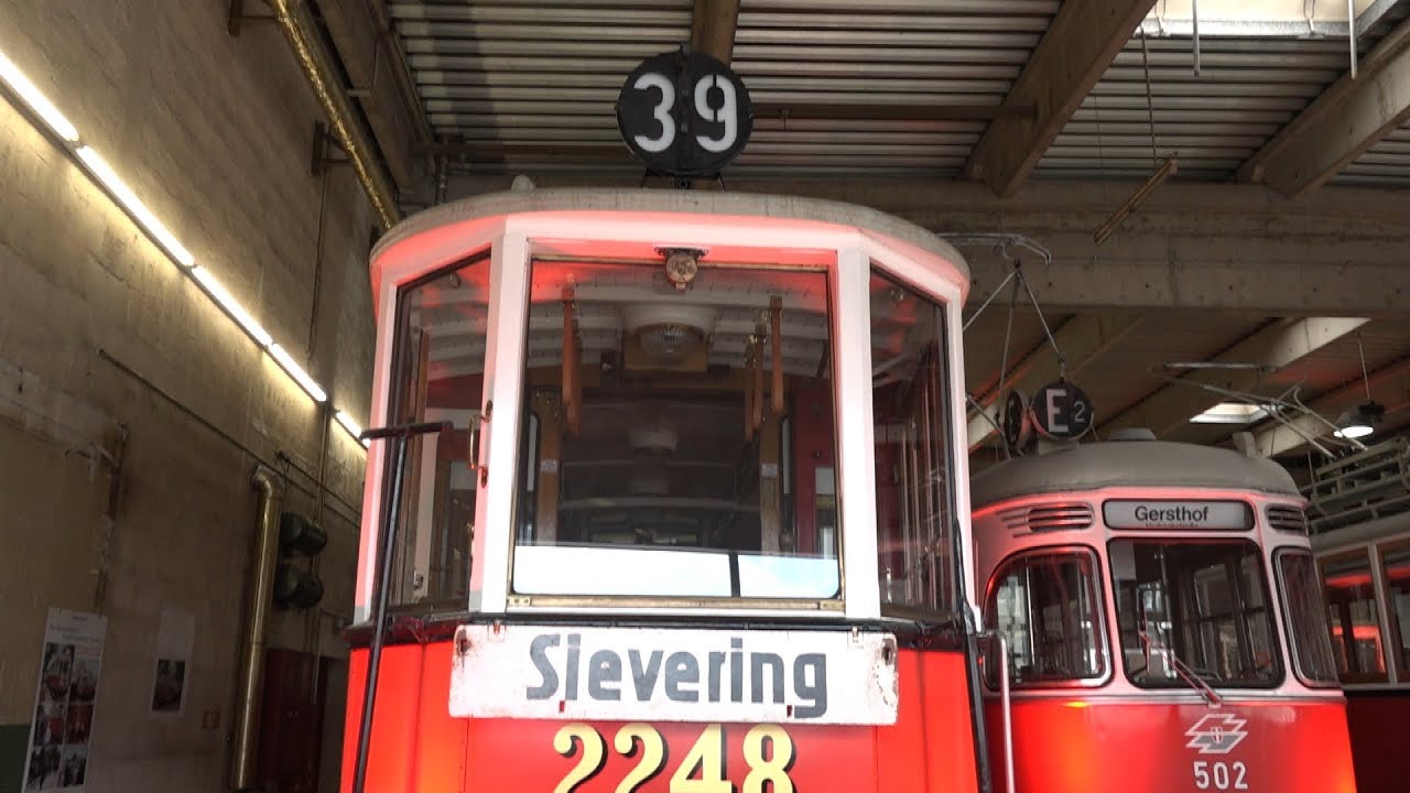 Museumsdepot des Tramway-Museums im Gewerbepark in Traiskirchen